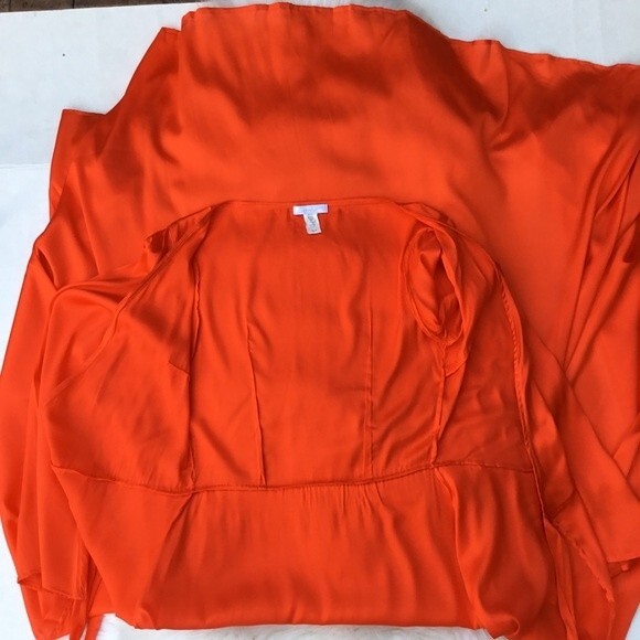 Revolve SOAH Delilah Wrap Maxi Dress Silk Coral Red XS / Small - Picture 8 of 11